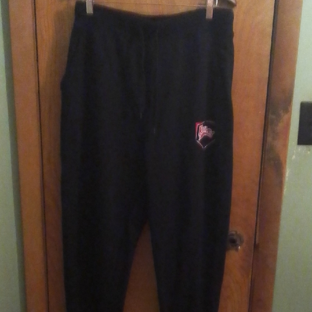 Black Sweatpants with Logo Ravens‎ size L inseam 28"